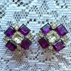Rare Sorrell Originals vintage clip on earrings